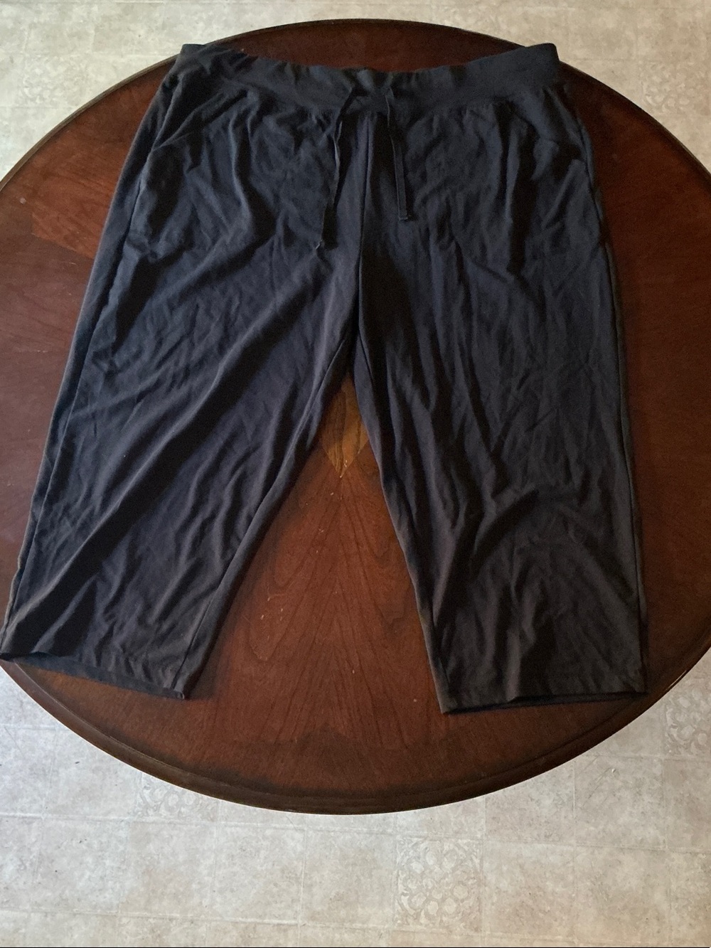 Athletic Works - Men's Black Performance Drawstring Shorts